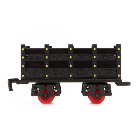 Pociąg parowy z wagonami, pilot do sterowania, tory, zabawka dla dzieci, lokomotywa z mgiełką, dźwiękiem