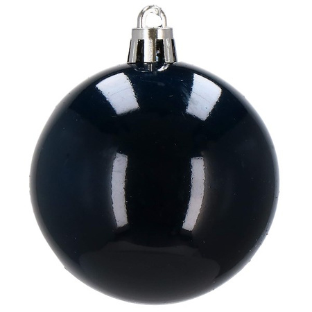 Bombki choinkowe 30 szt. ozdoby świąteczne granatowy