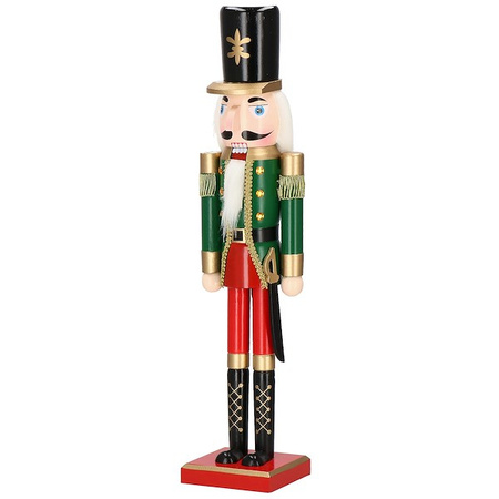 Dziadek do orzechów 60 cm drewniany żołnierzyk multikolor, figurka świąteczna