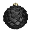 Bombki choinkowe, zestaw 37 szt. dekoracji do stroika, nietłukące złoto-czarne