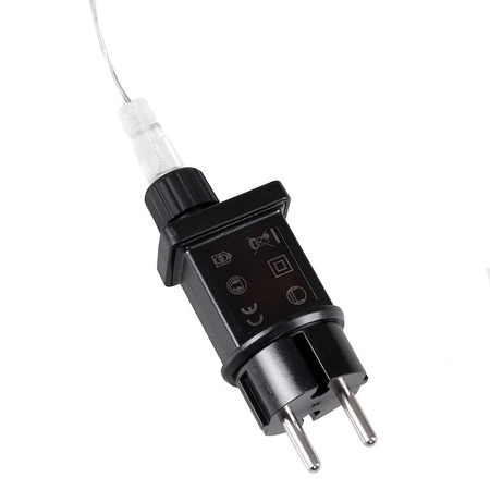 Cotton balls 30 led lampki dekoracyjne, girlanda na prąd turkusowo-różowe