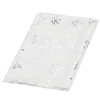Bieżnik na stół świąteczny 220x140cm obrus świąteczny w śnieżynki biały