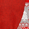 Bieżnik na stół 180x33cm obrus świąteczny z krasnalem czerwony