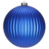 Duże bombki choinkowe 15 cm 3 szt. ozdoby świąteczne nietłukące, z brokatem, niebieskie