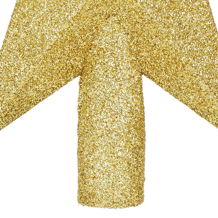 Czubek na choinkę 15 cm szpic, gwiazda złota