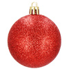 Bombki choinkowe 4 cm na choinkę 30 szt. czerwone