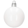 Bombki choinkowe 72 szt. biały zestaw choinkowy