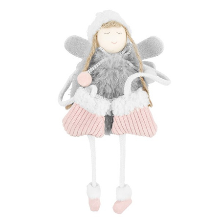 Figurka świąteczna aniołek ozdoba choinkowa lalka
