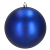 Bombki choinkowe 6 szt. ozdoby świąteczne zestaw 9,5 cm granatowe