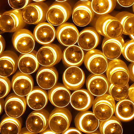 Lampki choinkowe 50 Led na baterie ciepły biały z programatorem