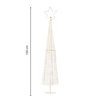 Choinka świecąca, zewnętrzna IP44 ozdoba świąteczna 250 Led ciepły biały 100 cm