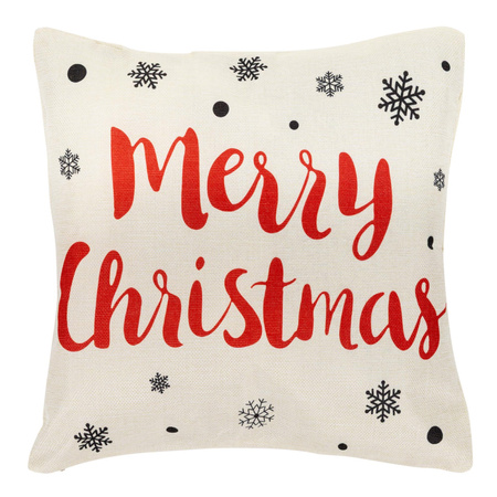 Świąteczki poszewki 40x40 cm 4 szt. na poduszki jaśka dekoracyjne bożonarodzeniowe