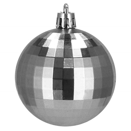 Bombki choinkowe 20 szt. ozdoby świąteczne szary