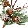 Gałązka świąteczna sztuczna dekoracja do stroika 33 cm