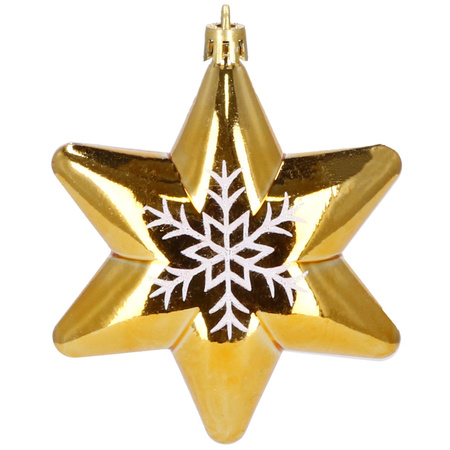 Bombki choinkowe 77 szt. ozdoby świąteczne złoty