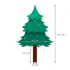 Choinka na pniu 100 cm premium sztuczna jodła zielona mini jak żywa
