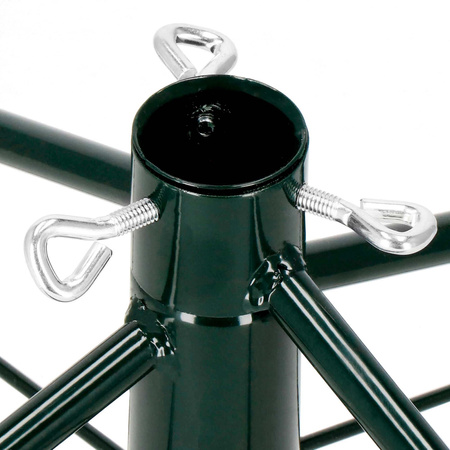 Sztuczna choinka jak żywa 180 cm świerk kaukaski ośnieżony nowoczesny, ze stojakiem