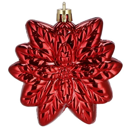 Bombki choinkowe 72 szt. ozdoby świąteczne czerwony