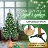 Choinka na pniu 160 cm sztuczna sosna diamentowa ośnieżona jak żywa