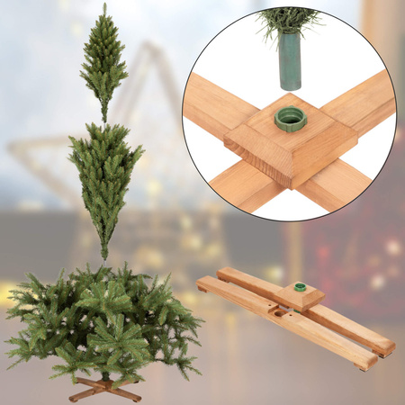 Choinka sztuczna Premium Royal Trees 240 cm świerk kaukaski z stojakiem, drzewko