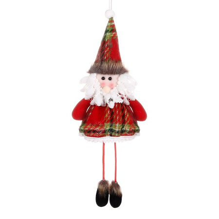 Bałwanek wiszący 38cm zawieszka ozdoba świąteczna, krasnal świąteczny, gnom