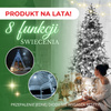 Lampki choinkowe 500 led bialy zimny 25m oświetlenie świąteczne IP44