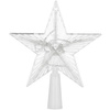 Czubek na choinkę świecąca gwiazda 10 Led szpic ciepły biały