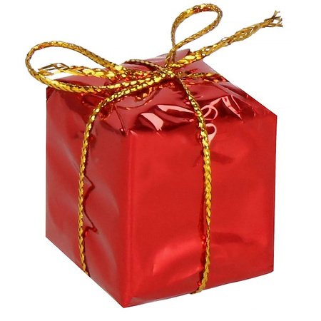 Zawieszka choinkowa 12 szt. ozdoba świąteczna szyszki i prezenciki