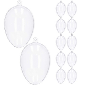 Bombki akrylowe 12 szt. 11cm jajko faberge ozdoba decoupage