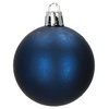 Bombki choinkowe 77 szt. granatowy zestaw choinkowy