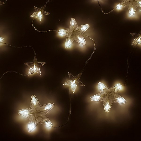 Kurtyna świetlna z pilotem 136 led girlanda gwiazdki, lampki wewnętrzno-zewnętrzne sople ciepły biały