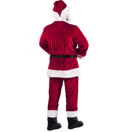 Strój św. Mikołaja 12 elementów, kostium przebranie czerwone