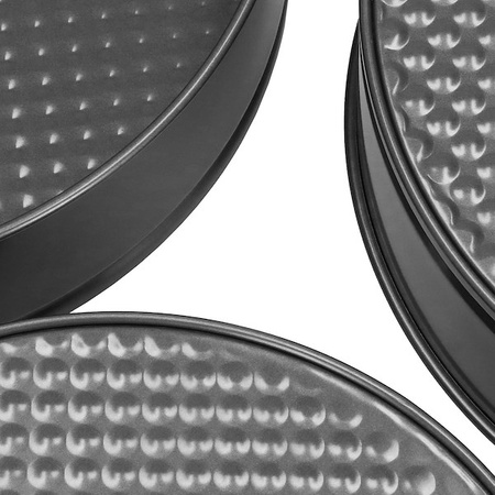 Tortownice 3 szt. formy do pieczenia tortów stalowe