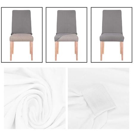 Pokrowiec bankietowy na krzesło uniwersalny biały 4 szt.