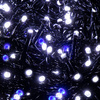 Lampki choinkowe 1000 Led biały zimny, flash niebieski 61,5 m oświetlenie świąteczne IP44
