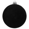 Bombki choinkowe, zestaw 9 szt. dekoracji do stroika 8,5 cm nietłukące, czarne