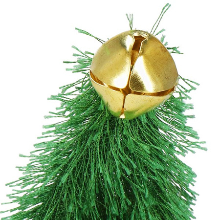 Tańcząca choinka na baterie 16 cm grająca ozdoba obrotowa