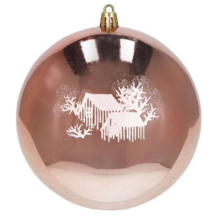 Bombki choinkowe 12 cm nietłukące zestaw 4 szt. dekoracje świąteczne