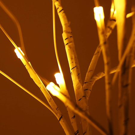 Świecące drzewko 210 cm brzoza 144 Led drzewko świąteczne