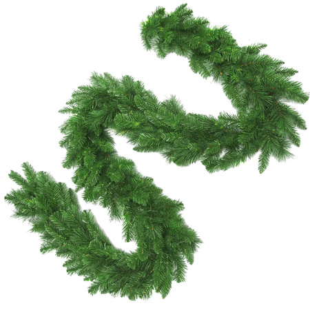 Girlanda świąteczna 300 cm z lampkami 50 LED multikolor, łańcuch choinkowy, zielony