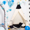 Namiot Tipi dla dzieci wigwam z poduszkami czarny