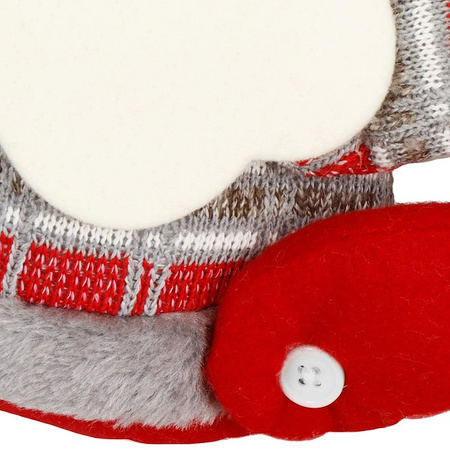 Skrzat świateczny klamra do zasłon dekoracja na rzepy