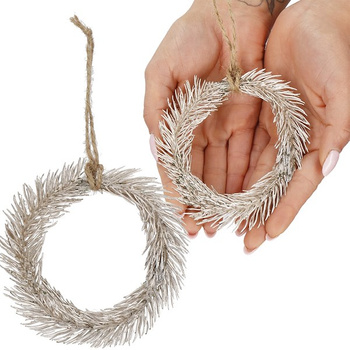 Zawieszka choinkowa wianek ozdoba świąteczna 10 cm