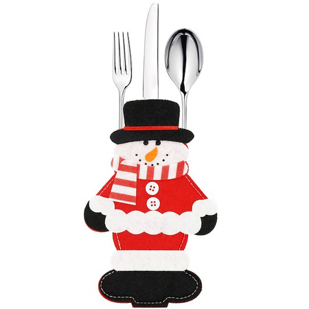 Pokrowce na sztućce 6 szt. świąteczne etui, ozdoba świąteczna