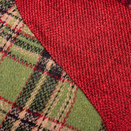 Skarpeta świąteczna na prezenty 42 cm Mikołaj czerwony