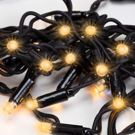 Kurtyna świetlna PRO 500 Led lampki choinkowe 25 m ciepły biały + zimny biały flash komplet