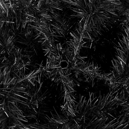 Choinka sztuczna jodła 180 cm czarna nowoczesna, ze stojakiem