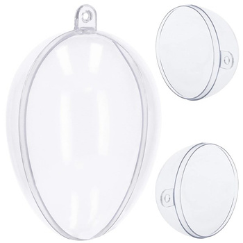 Bombka akrylowa 9 cm jajko faberge ozdoba decoupage