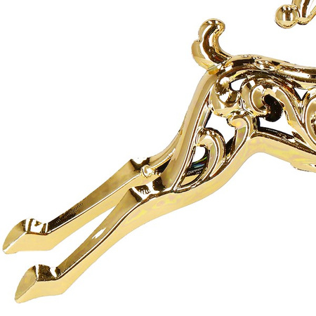 Zawieszki choinkowe 2 szt. renifery ozdoba bożonarodzeniowa złota