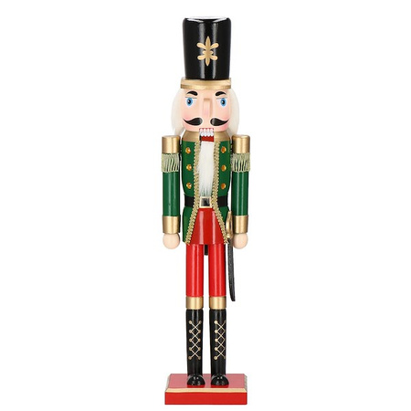 Dziadek do orzechów 60 cm drewniany żołnierzyk multikolor, figurka świąteczna